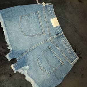 Denim shorts